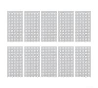 Lot de 10 enveloppes thermorétractables transparentes pour pêche à la carpe avec perforations pour fuites de saveur conçues pour appâts de 8 à 32 mm et faciles à appliquer (S# 20 x 100 mm)