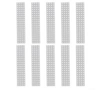 Lot de 10 enveloppes thermorétractables transparentes pour pêche à la carpe avec perforations pour fuites de saveur conçues pour appâts de 8 à 32 mm et faciles à appliquer (L# 50 x 100 mm)