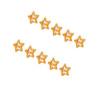 Lot de 10 épingles à cheveux en forme d'étoile pour queue de cheval de mariage