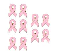 Lot de 10 épingles à ruban pour sensibilisation à la santé pour femmes, épingles décoratives pour vêtements, ornements, accessoires de mariage, broche en alliage