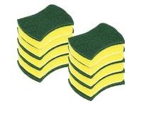 Lot de 10 éponges à vaisselle douces et absorbantes for nettoyer les casseroles autres ustensiles. Kit nettoyage ménager avec brosse(10jpc)