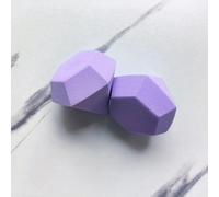Lot de 10 éponges de beauté pour maquillage liquide et crème, couverture à construire pour fond de teint naturel, mousse sans latex, violet A49