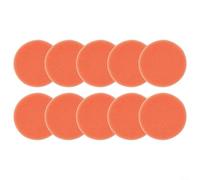 Lot de 10 éponges de polissage rondes de 75 mm et 25 mm d'épaisseur pour cirage et polissage efficaces, compatibles avec tous les types de finitions