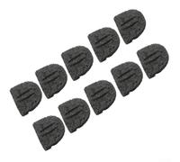 Lot de 10 éponges de rechange pour fer à souder - 53 x 63 x 10 mm - Noir