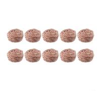 Lot de 10 éponges en cuivre pour nettoyage de buse et de scories de qualité professionnelle