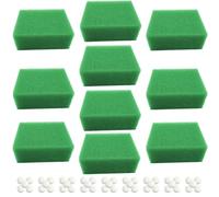 Lot de 10 éponges filtrantes grossières compatibles avec les aquariums Juwel, nitrates, médias filtrants m, pour Juwel Compact/H/Bioflow 3.0/M/Bioflow Super/Bioflow Mini