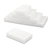Lot de 10 éponges magiques en mélamine pour nettoyage multi-usages extra épaisses et durables pour baignoire, sol, plinthe, salle de bain, cuisine et nettoyage mural