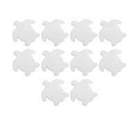 Lot de 10 éponges pour enlever l'huile en forme de tortue pour spas gonflables et jacuzzi, 11,4 x 11,4 cm
