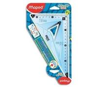 Lot de 10 Equerres 2 en 1 60°/45° 21 cm incassable G