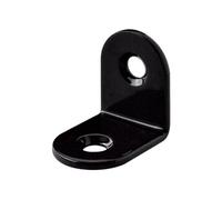 Lot de 10 équerres de chaise acier noir HETTICH, L.10 mm x l.1.5 mm x H.2 cm