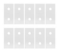 Lot de 10 équerres de jonction en aluminium 30 x 30 mm, connecteurs à angle droit pour assemblages à rainure en T, équerres plates à 2 trous pour projets de bricolage et montage de cadres.