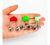 Lot de 10 et 20 détecteurs de cloche pour canne à pêche en mer de nuit Fonction anti-chute pour des configurations sécurisées de canne à pêche (C-10 pièces)