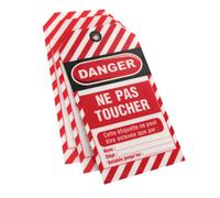 Lot de 10 étiquettes de consignation THIRARD Danger : ne pas toucher - 091131