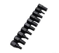 Lot de 10 extracteurs de vis robustes pour fixations rayées, cassées et endommagées - pour CR-MO - Rainure spirale gauche en acier pour un design facile compatible avec N