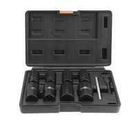 Lot de 10 extracteurs d'écrous de roue, 1,27 cm, kit d'extraction d'écrous et de boulons endommagés et arrondis