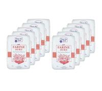 Lot de 10 Farines de Blé T55 1kg - 100% Blé Français - Fleur du Jura - Format 10kg Pratique - Farine Polyvalente Cuisine & Pâtisserie