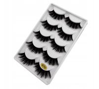Lot De 10 Faux Cils 3d Naturels Tendance, Synthétiques En Vison Faits À La Main #4