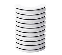 Lot de 10 faux cils adhésifs réutilisables, aspect naturel, bandes de cils réutilisables, fournitures de maquillage, extensions de cils, faux cils