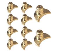 Lot de 10 fermoirs de rechange en métal pour lobes d'oreilles tombants, parfaits pour les clous d'oreilles et boucles d'oreilles lourdes