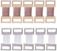 Lot de 10 fermoirs élastiques pour différents types de bandages remplaçables
