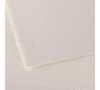 Lot de 10 Feuille Aquarelle 56x76 300g/m², grain fin blanc