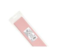 Lot de 10 Feuille de papier crépon 75% Festif, 40 g/m², 2,50m x 0,50m, coloris rose pâle