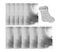 Lot de 10 feuilles d'aluminium pour le gaufrage - Accessoires de projet d'art doux et flexibles - Feuilles d'aluminium gaufrées pour projets artistiques - Pour gravure, scrapbooking, travail des