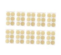Lot de 10 feuilles d'autocollants à gratter pour - Autocollants circulaires pour scrapbooking, embellissements, étiquettes à gratter - Autocollants ronds rouges pour