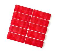 Lot de 10 feuilles d'autocollants réfléchissants multi-usages pour porte-bébé, poussettes, imperméables pour l'extérieur, visibilité nocturne, haute visibilité