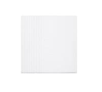 Lot de 10 feuilles de carton ondulé coloré - Feuilles de papier ondulé décoratif pour loisirs créatifs, projets de panneaux, 21 x 29 cm (blanc, 21 x 29 cm)