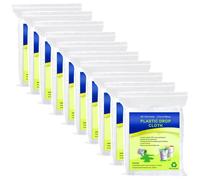 Lot de 10 Feuilles de dépoussiérage en Plastique pour Peinture, Tissu Transparent imperméable pour Meubles, 2,9 x 3,6 m, Housses jetables pour Sol
