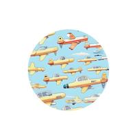 Lot de 10 feuilles de désodorisant de voiture avec corde pour la maison Motif petits avions
