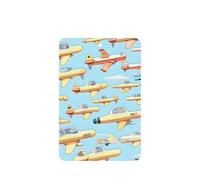 Lot de 10 feuilles de désodorisant de voiture avec corde pour la maison Motif petits avions