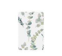 Lot de 10 feuilles de désodorisant pour voiture avec corde, blanc naturel