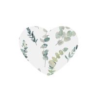 Lot de 10 feuilles de désodorisant pour voiture avec corde, blanc naturel