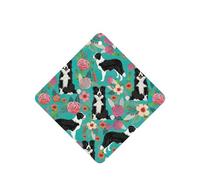 Lot de 10 feuilles de désodorisant pour voiture Border Collie avec ficelles