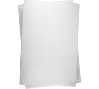 Lot de 10 feuilles de film rétractable Transparent 20 x 30 cm