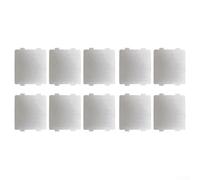 Lot de 10 feuilles de mica résistantes à la chaleur - Compatible avec la plupart des micro-ondes domestiques - Guide d'ondes isolant résistant à la chaleur - Pièce de rechange pour une découpe facile
