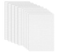 Lot de 10 feuilles de mousse adhésives double face - Points en mousse carrés - Bandes 3D double face - Pour artisanat, bricolage, fournitures de bureau, 5 x 5 mm, 10 x 10 mm (3750, blanc)