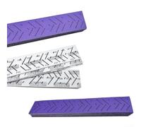 Lot de 10 feuilles de papier abrasif multi-trous grain 80 500 avec dos en film pour une résistance à la déchirure et une meilleure extraction de la poussière lors du ponçage humide ou sec (grain 320)