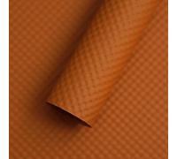 Lot de 10 feuilles de papier cadeau 3D pour bouquet de fleuriste, 50 x 50 cm, étanche, 25 couleurs (café)