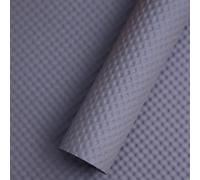 Lot de 10 feuilles de papier cadeau 3D pour bouquet de fleuriste, 50 x 50 cm, étanche, 25 couleurs (gris foncé)