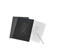 Lot de 10 feuilles de papier carbone noir pour machine à écrire et traitement de texte
