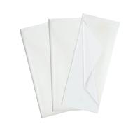 Lot de 10 feuilles de papier de soie sans acide Blanc 50 x 70 cm