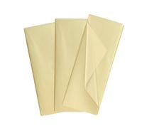 Lot de 10 feuilles de papier de soie sans acide Ivoire 50 x 70 cm