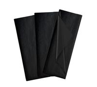 Lot de 10 feuilles de papier de soie sans acide Noir 50 x 70 cm