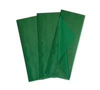 Lot de 10 feuilles de papier de soie sans acide Vert foncé 50 x 70 cm