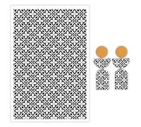 Lot de 10 feuilles de papier de transfert pour argile polymère, motif floral créatif soluble dans l'eau, feuilles de transfert jetables pour loisirs créatifs, boucles d'oreilles en céramique douce