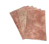 Lot de 10 feuilles de papier ver à soie vintage for scrapbooking, décoration, journal intime, collage, origami, papier cadeau Pour Artisanat Scrapbooking(Red)