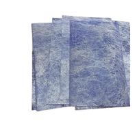 Lot de 10 feuilles de papier ver à soie vintage for scrapbooking, décoration, journal intime, collage, origami, papier cadeau Pour Artisanat Scrapbooking(Blue)